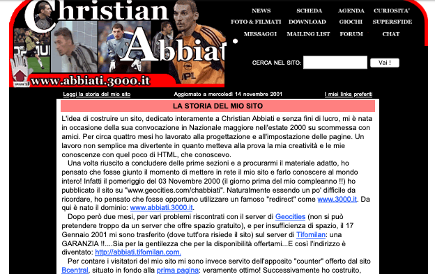 Sito non ufficiale di Abbiati